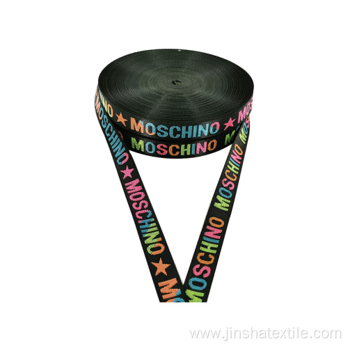 25mm Fashion Customizable Jacquard Webbing